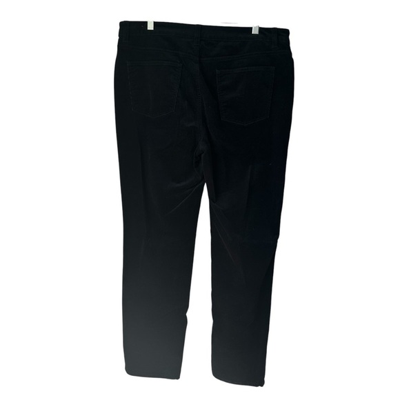 Talbots Simply Flattering Collection Black Straight Leg Pants, Corduroy, size 14 - Picture 5 of 8